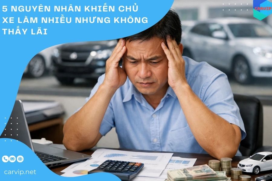 5 nguyên nhân khiến chủ xe làm nhiều nhưng không thấy lãi 