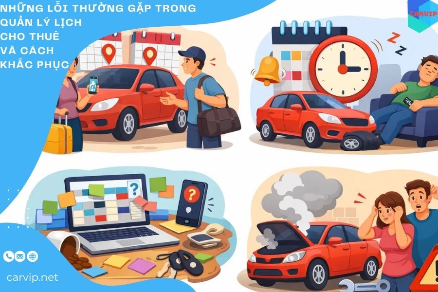 Những lỗi thường gặp trong quản lý lịch cho thuê và cách khắc phục 