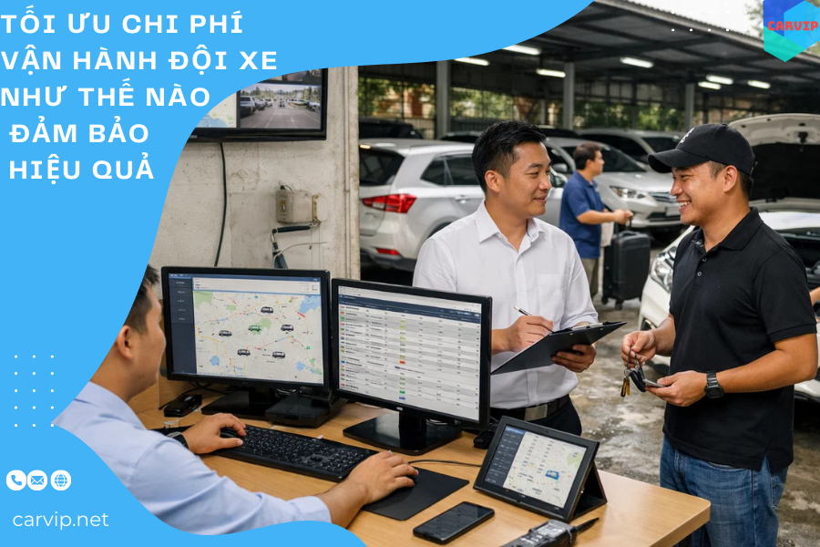 Tối ưu chi phí vận hành đội xe như thế nào đảm bảo hiệu quả